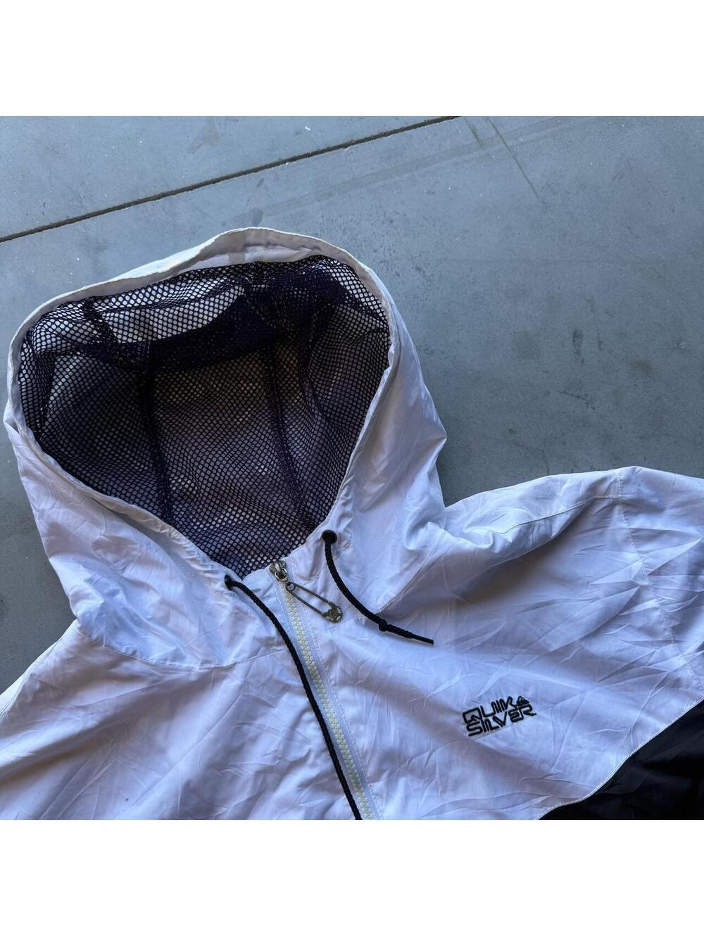 y2k quiksilver colorblock windbreaker